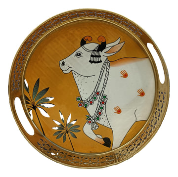 Cow Pichwai Tray