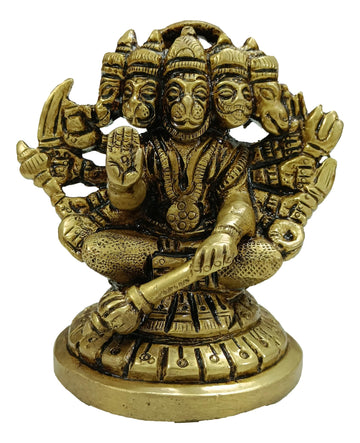 Brass Panchmukhi Hanuman