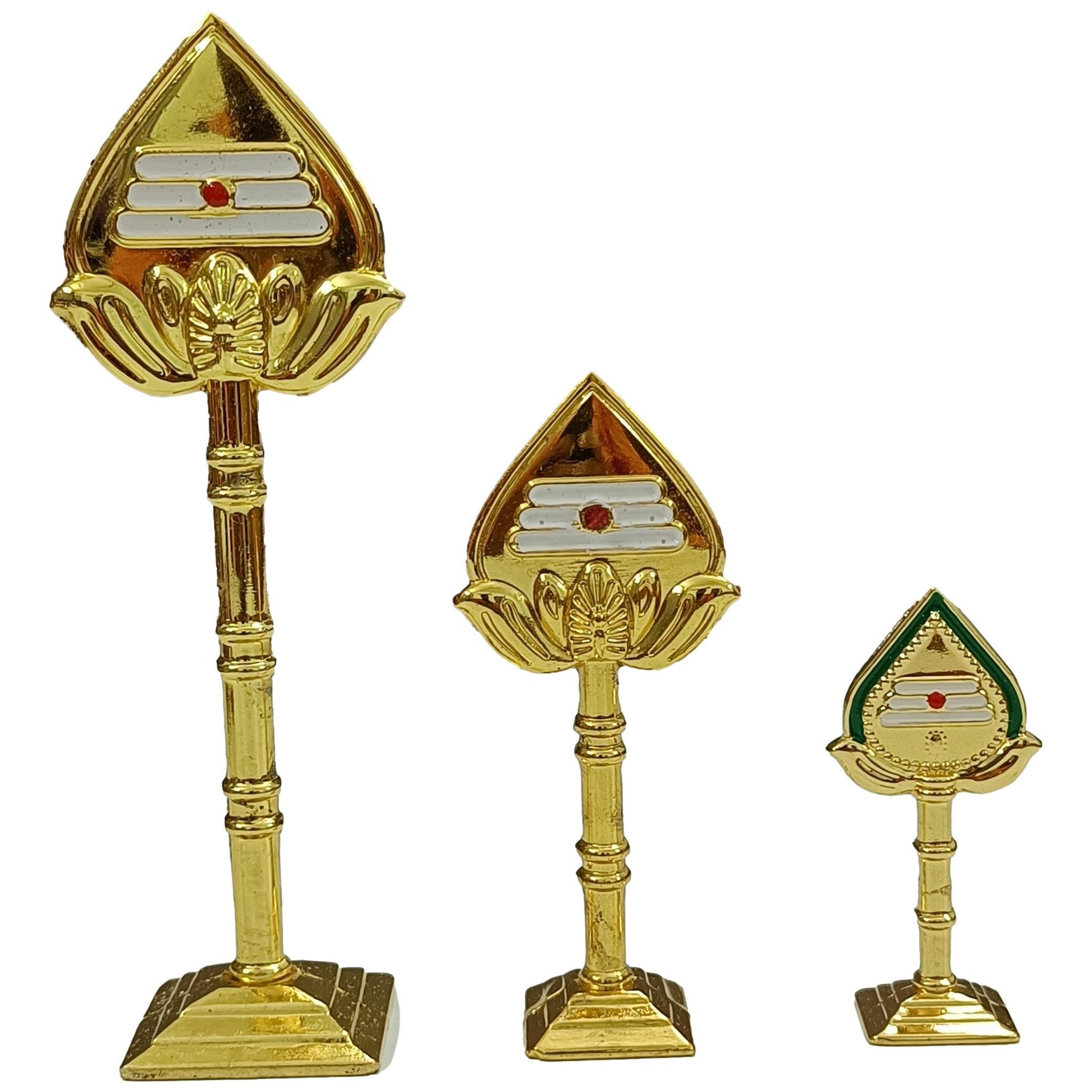 Gold Coated Om Murugar Vel