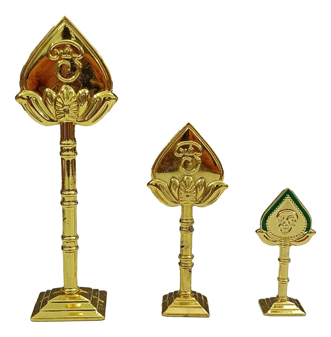 Gold Coated Om Murugar Vel
