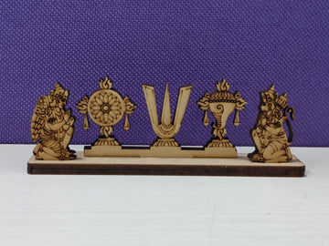 Wooden Vadakalai Tiruman Car Dashboard / Bulk Gifting