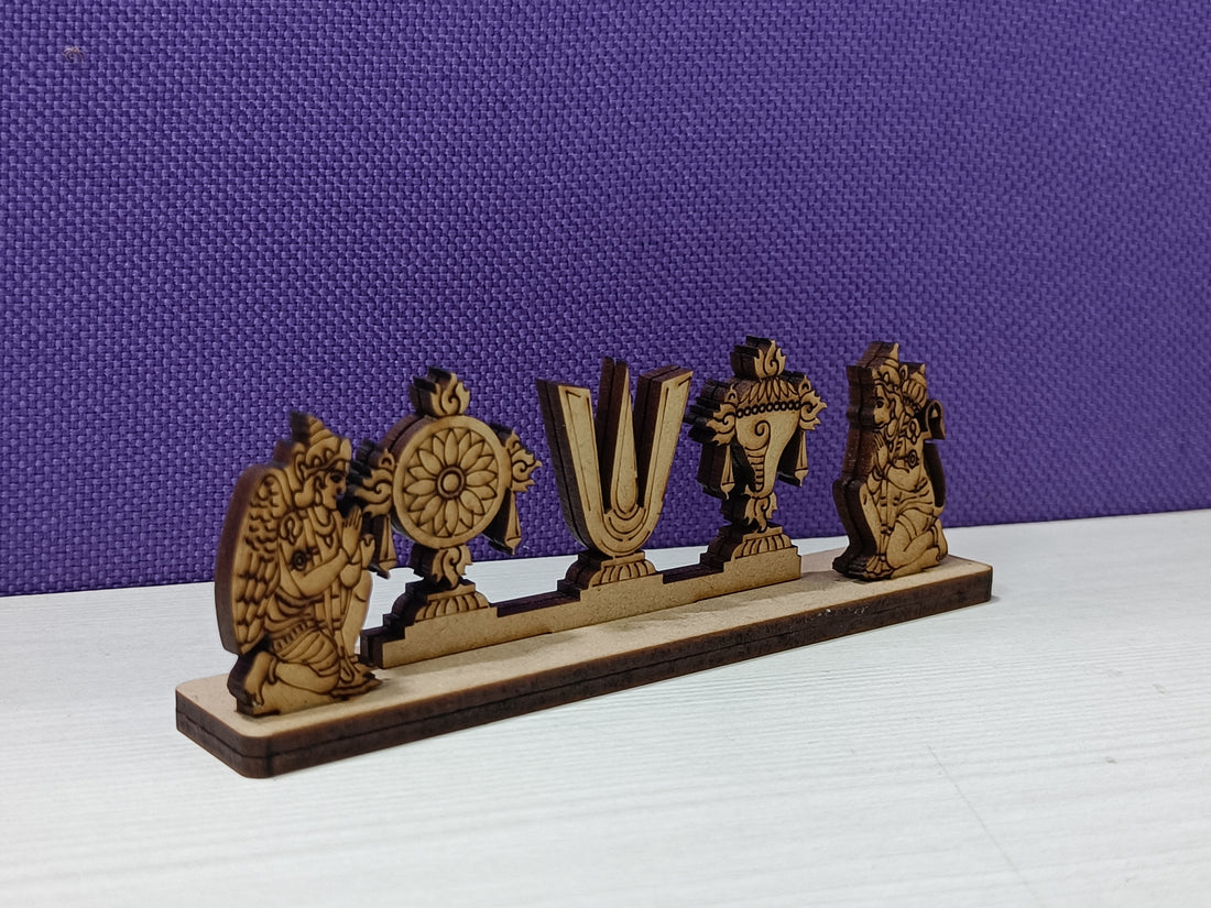 Wooden Vadakalai Tiruman Car Dashboard / Bulk Gifting