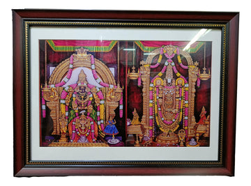 Tirupati Balaji with Padmavati Photo Frame