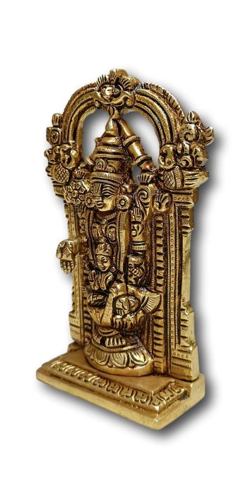 Tirupathi Balaji With Lakshmi Devi Brass Idol