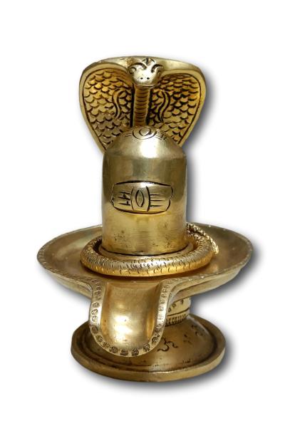 Brass Shiva Linga Idol