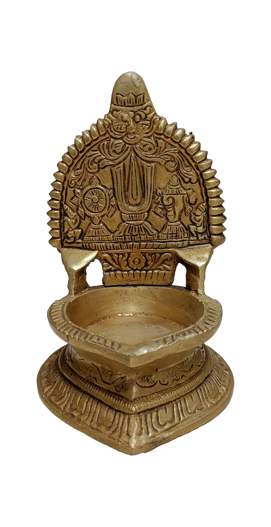 Antique Finish Vadakalai Tiruman Vilakku