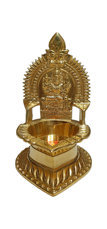 Brass Kamakshi Diya Amman Oil Lamp
