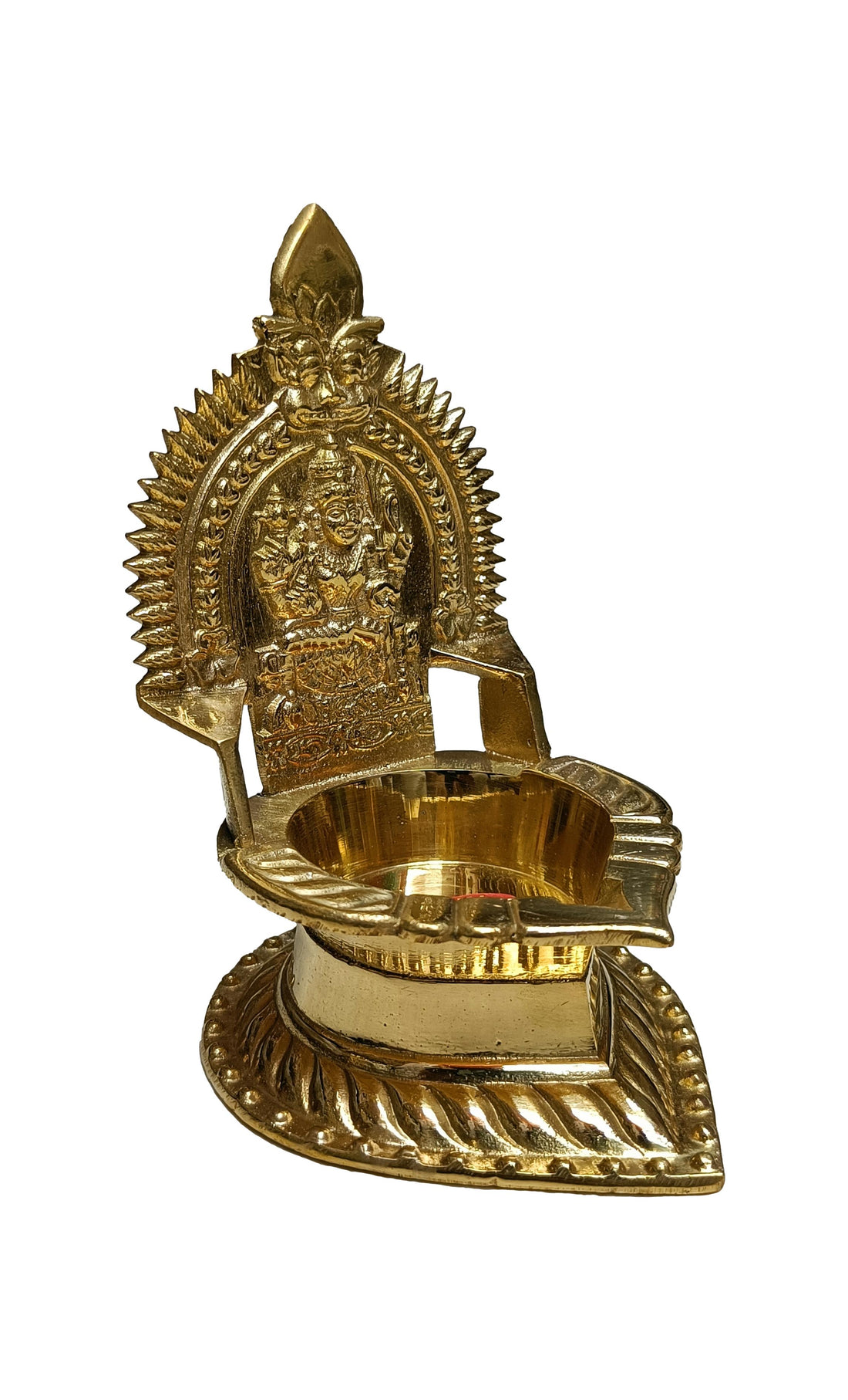 Brass Kamakshi Diya Amman Oil Lamp
