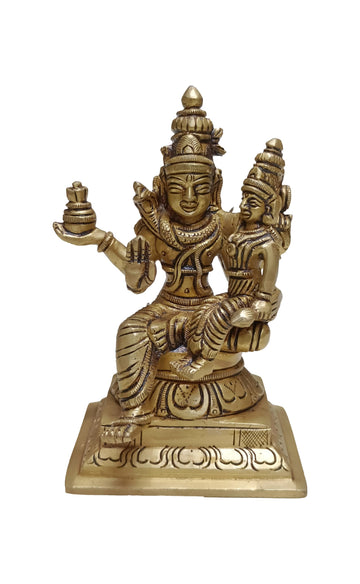 Brass Swarna Akarshana Bhairavar 5 Inchs