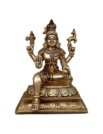 Shivan Parvathi Brass Idol