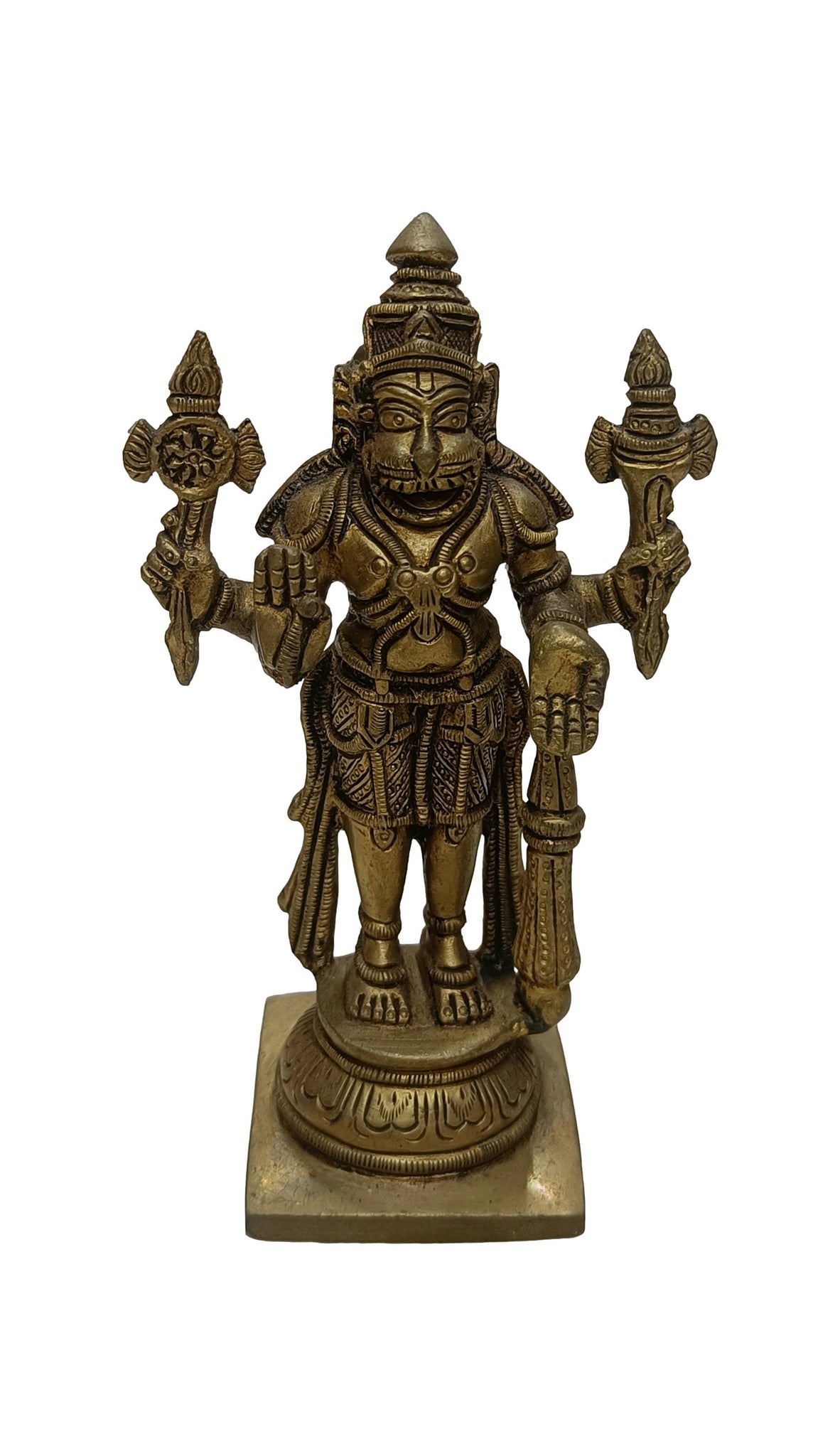 Brass Standing Narasimha Idol