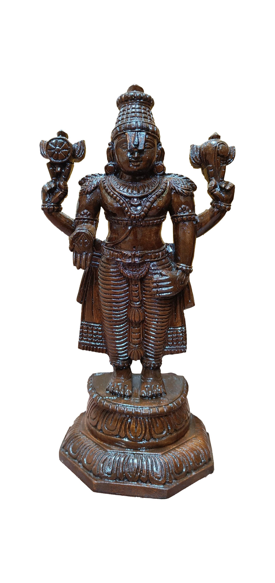 Tirupathi Balaji Wooden Deity