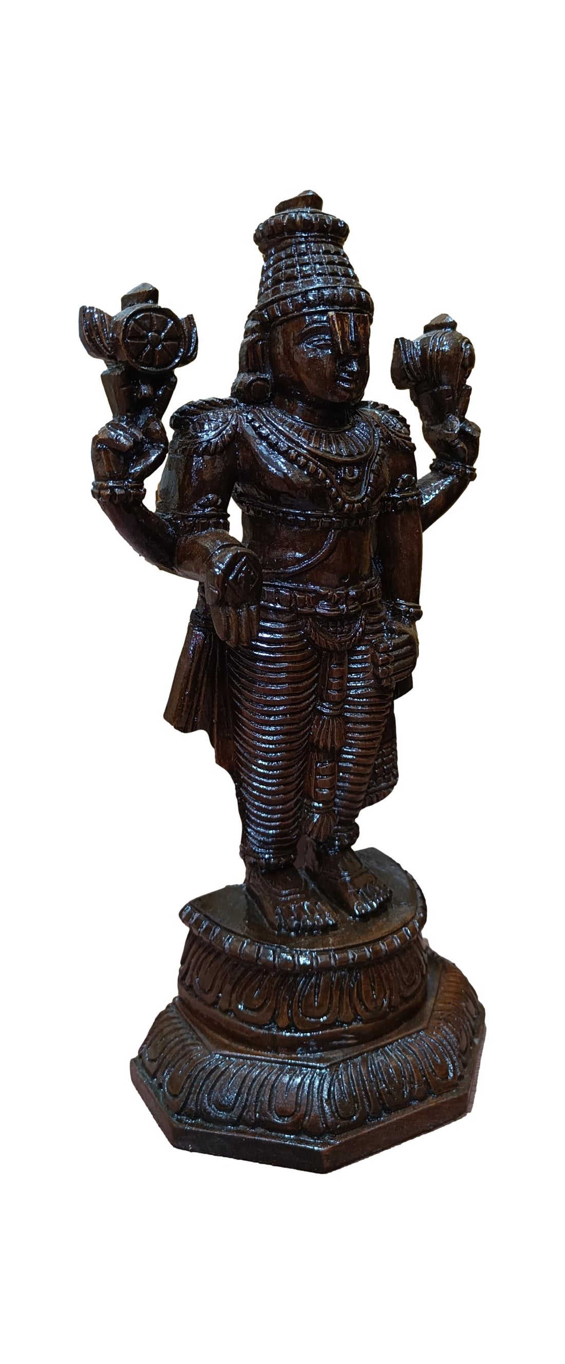 Tirupathi Balaji Wooden Deity