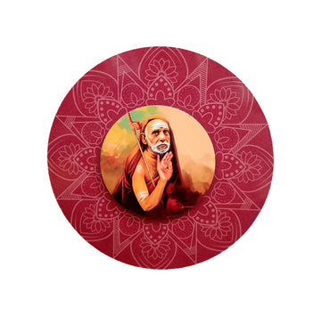 Sri Kanchi Sri Sankaracharya Maha Periyava Multilayer Wooden Wall Hanging Art Work / Decor and Gifting