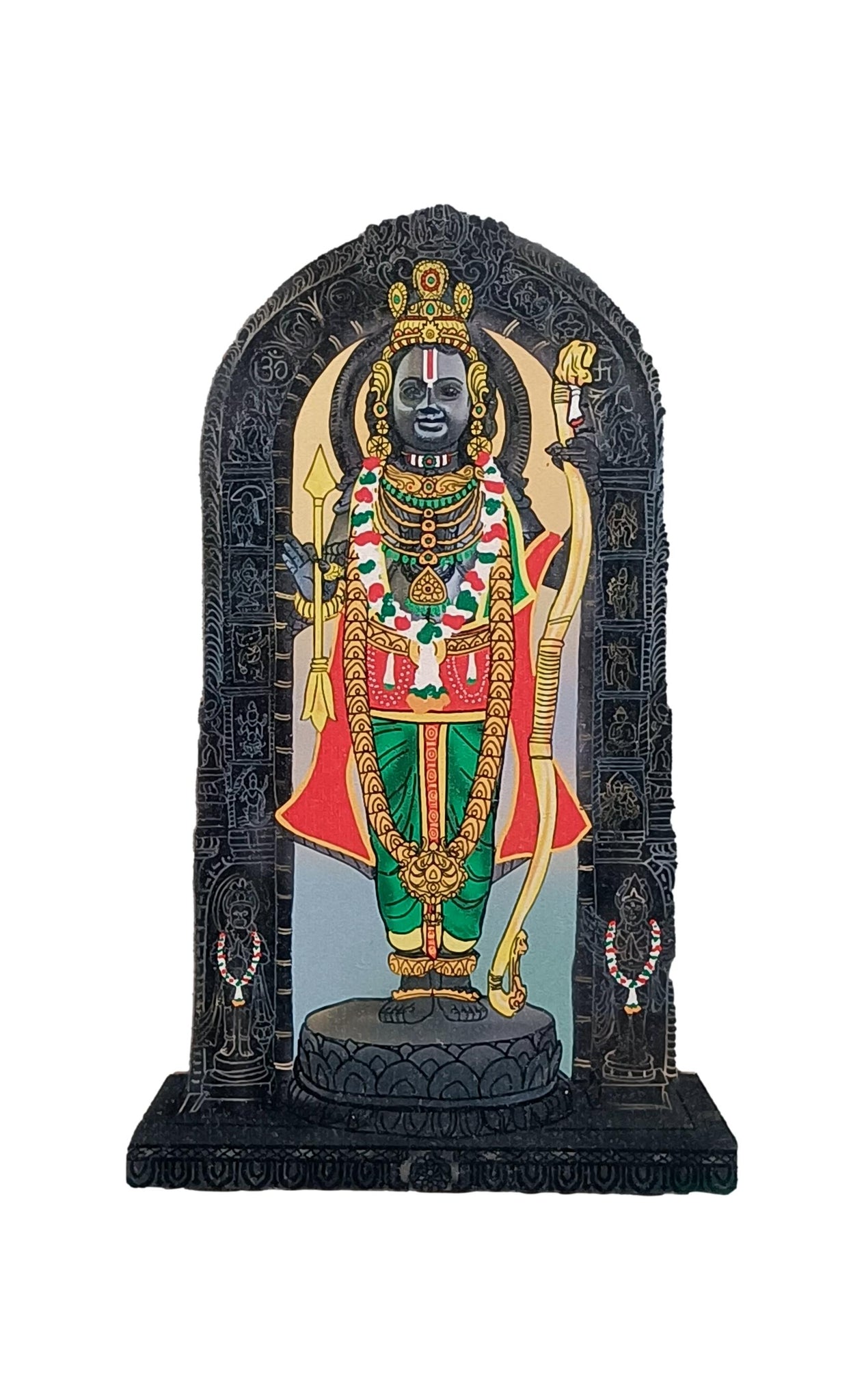 Sri Ayodhya Ram Lalla Wooden Wall Hanging Art Work / Decor and Gifting