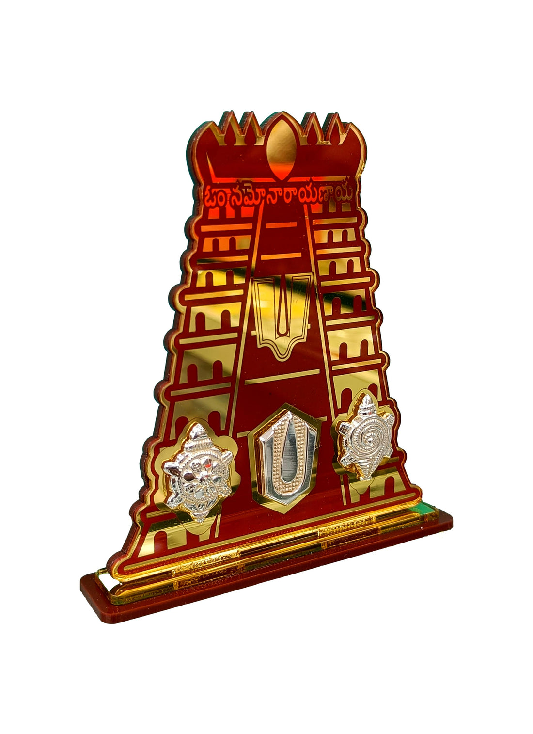 Sri Balaji Pure Silver Namam Stand