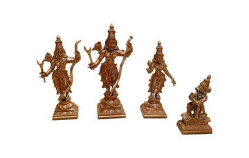Sri Rama Deity Set / Panchaloha / 6 inches / For Home Temple