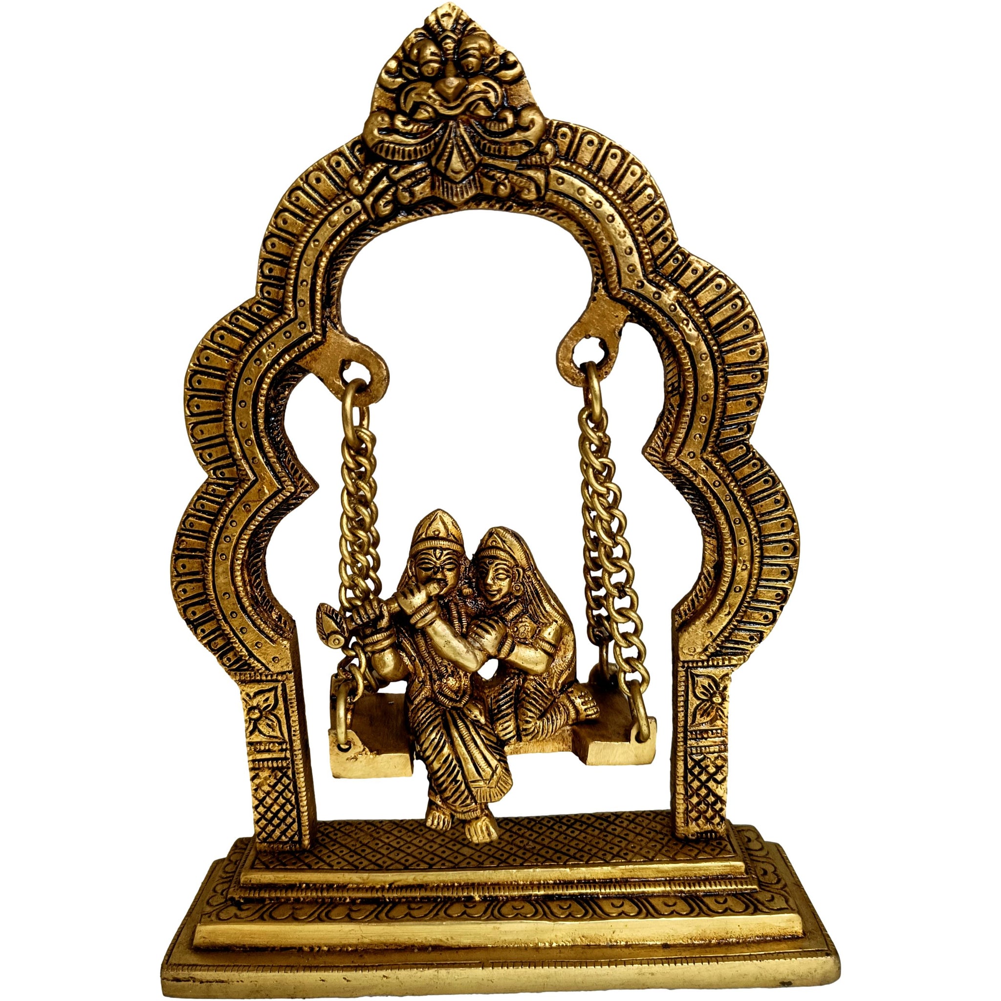 Brass Radha Krishna Swing Jhula