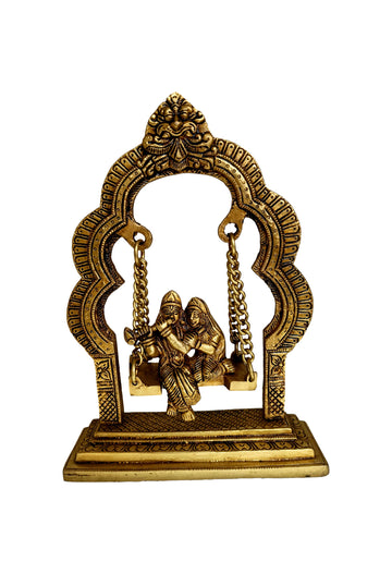 Brass Radha Krishna Swing Jhula