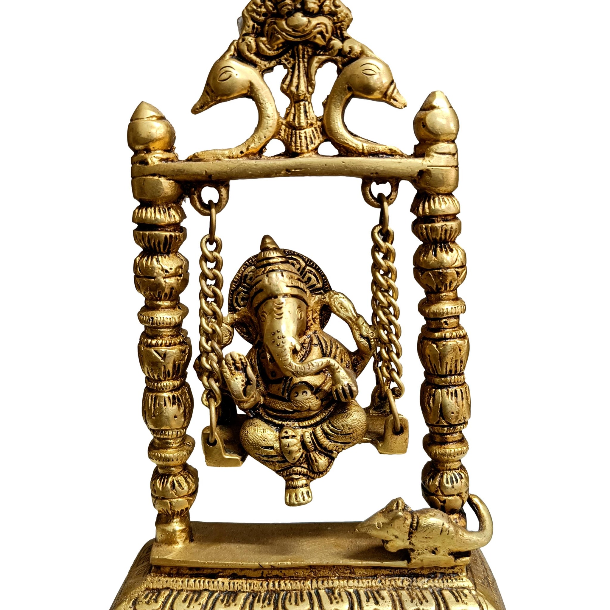 Brass Ganesha Swing Jhula