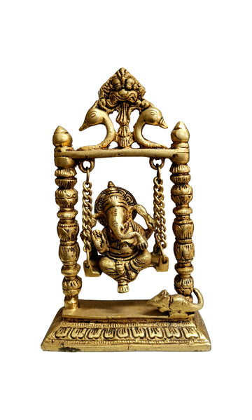 Brass Ganesha Swing Jhula
