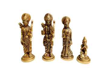 Brass Ram Parivar Idol-4.5 Inches