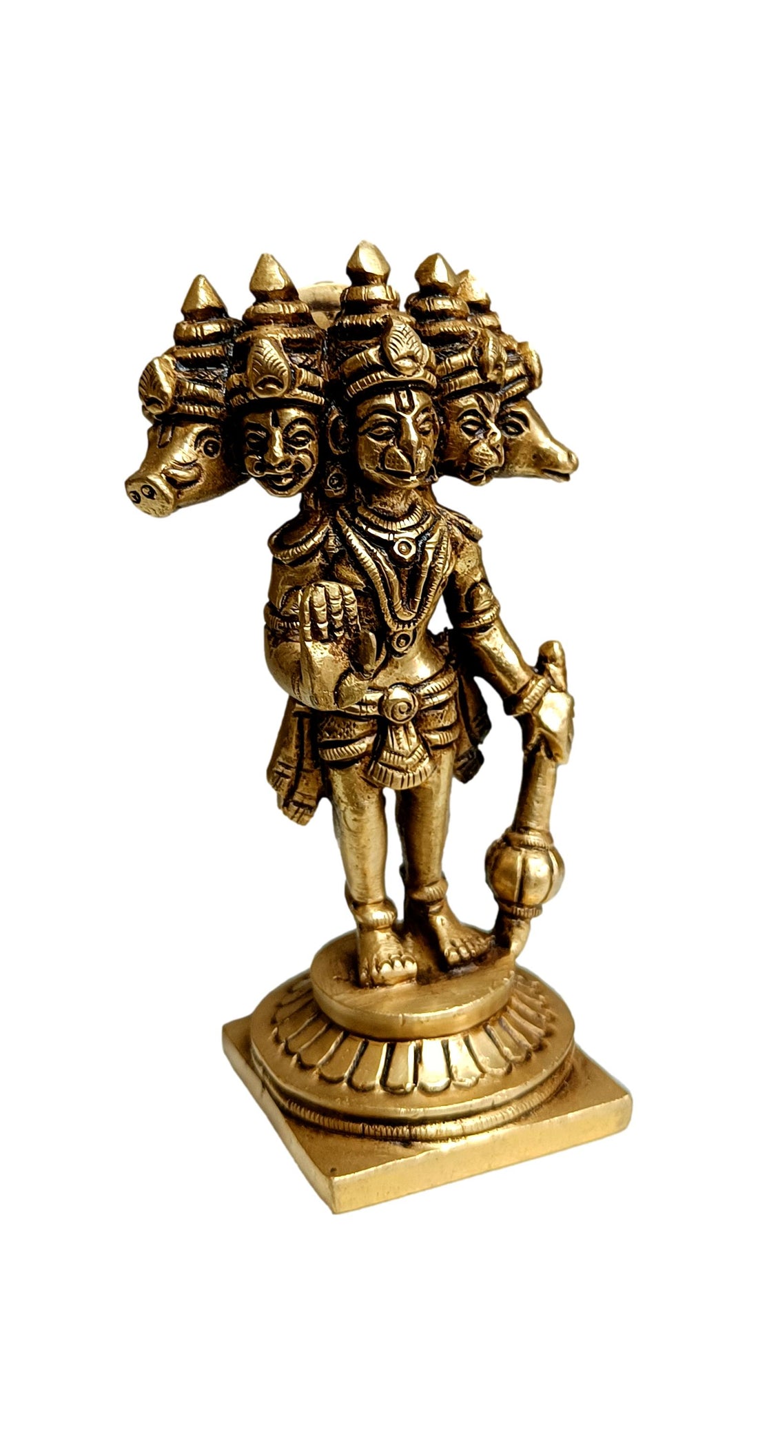 Brass 5 Face Hanuman