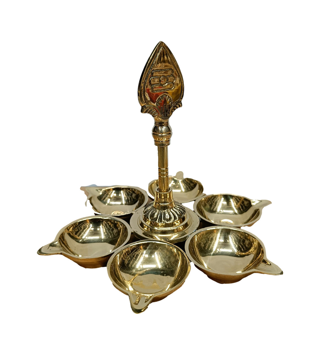 Brass Murugan Vel Vilakku