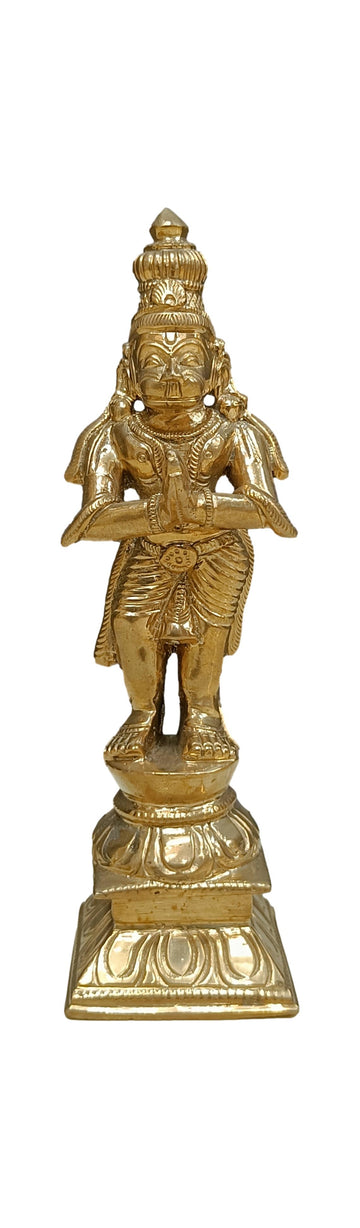 Panchalogam Shri Bhakta Hanuman Idol - 7 Inches