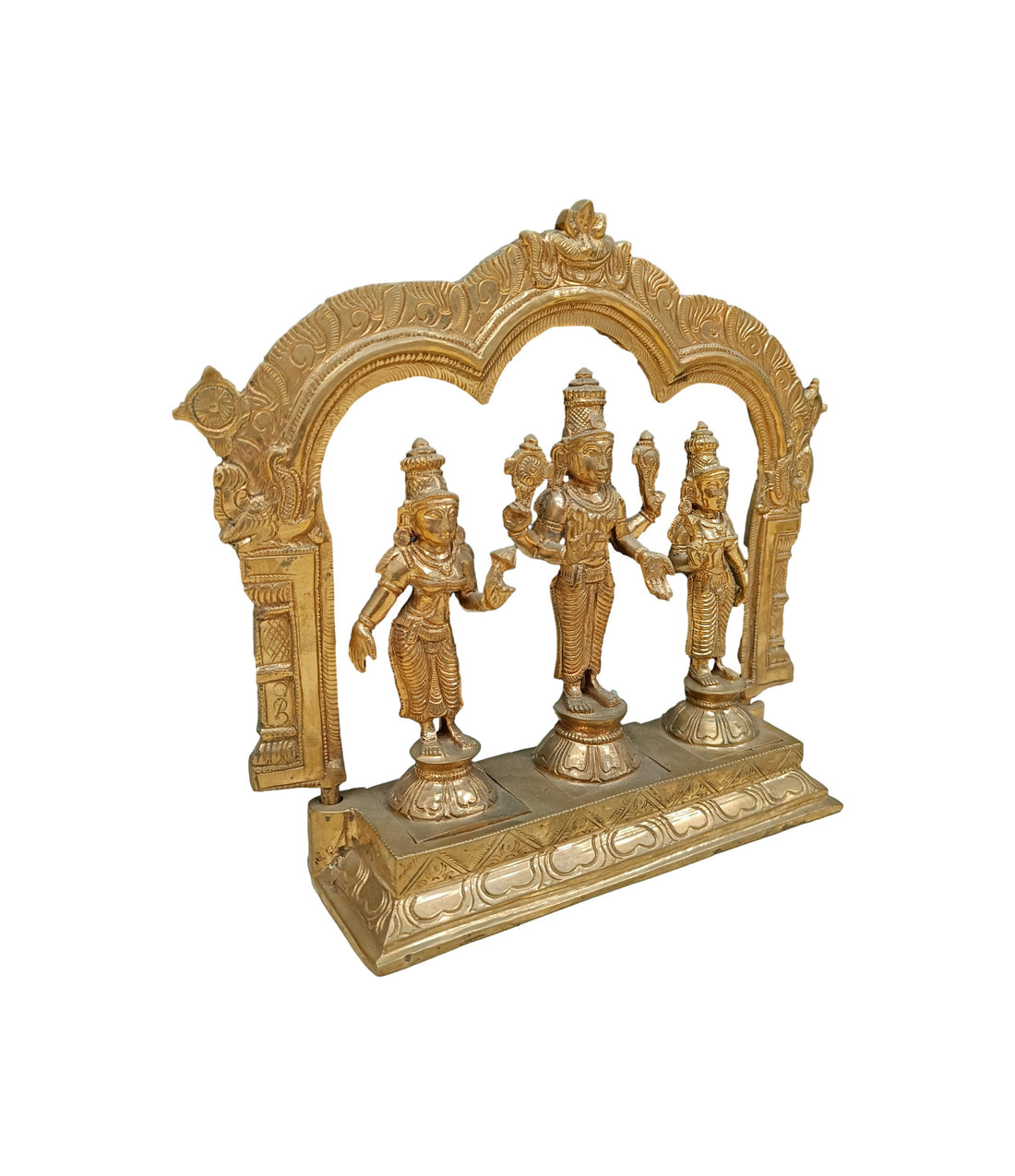 Panchalogam Srinivasa Perumal Idol Set with Pirabhai