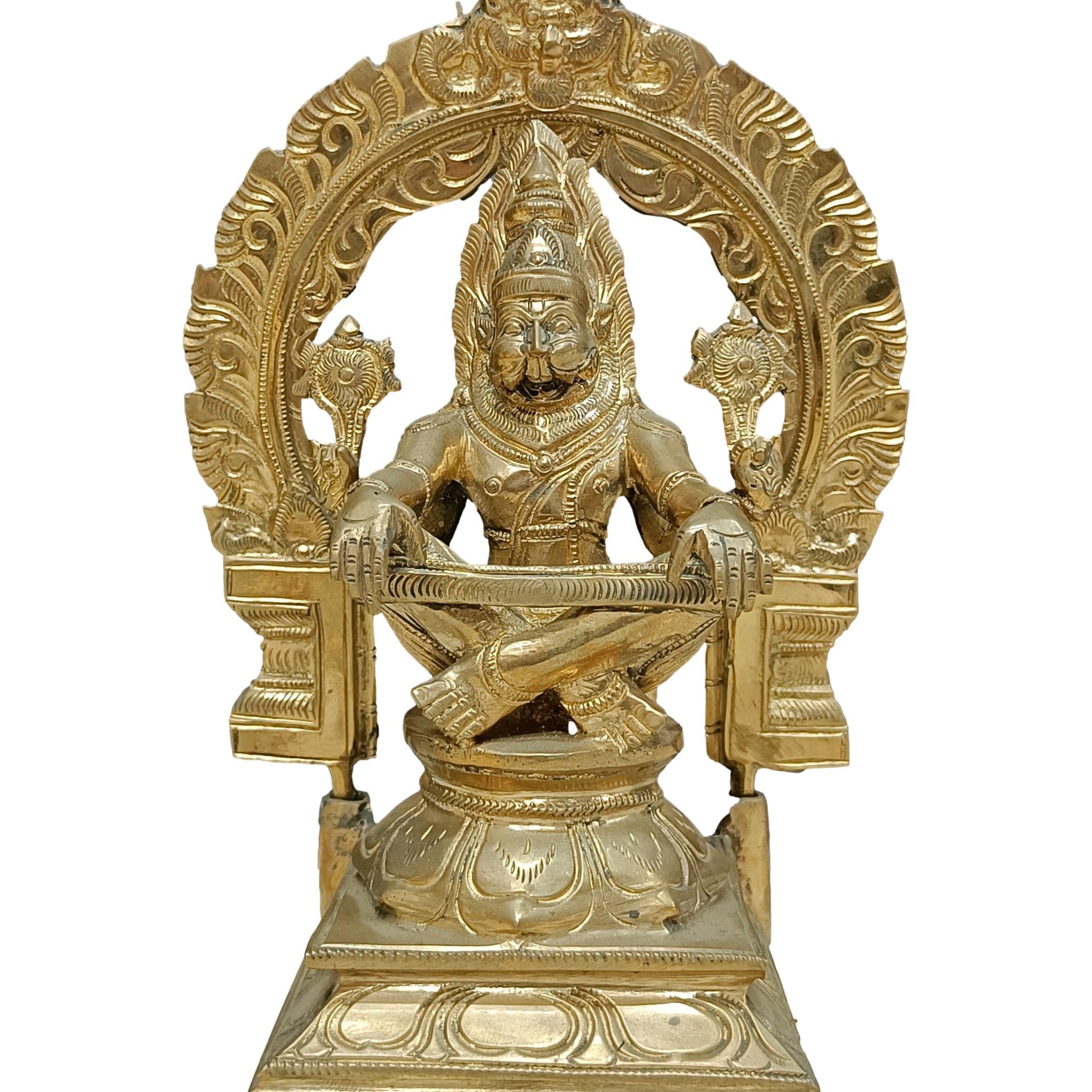 Panchalogam Yoga Narasimhar Idol - 9 inches