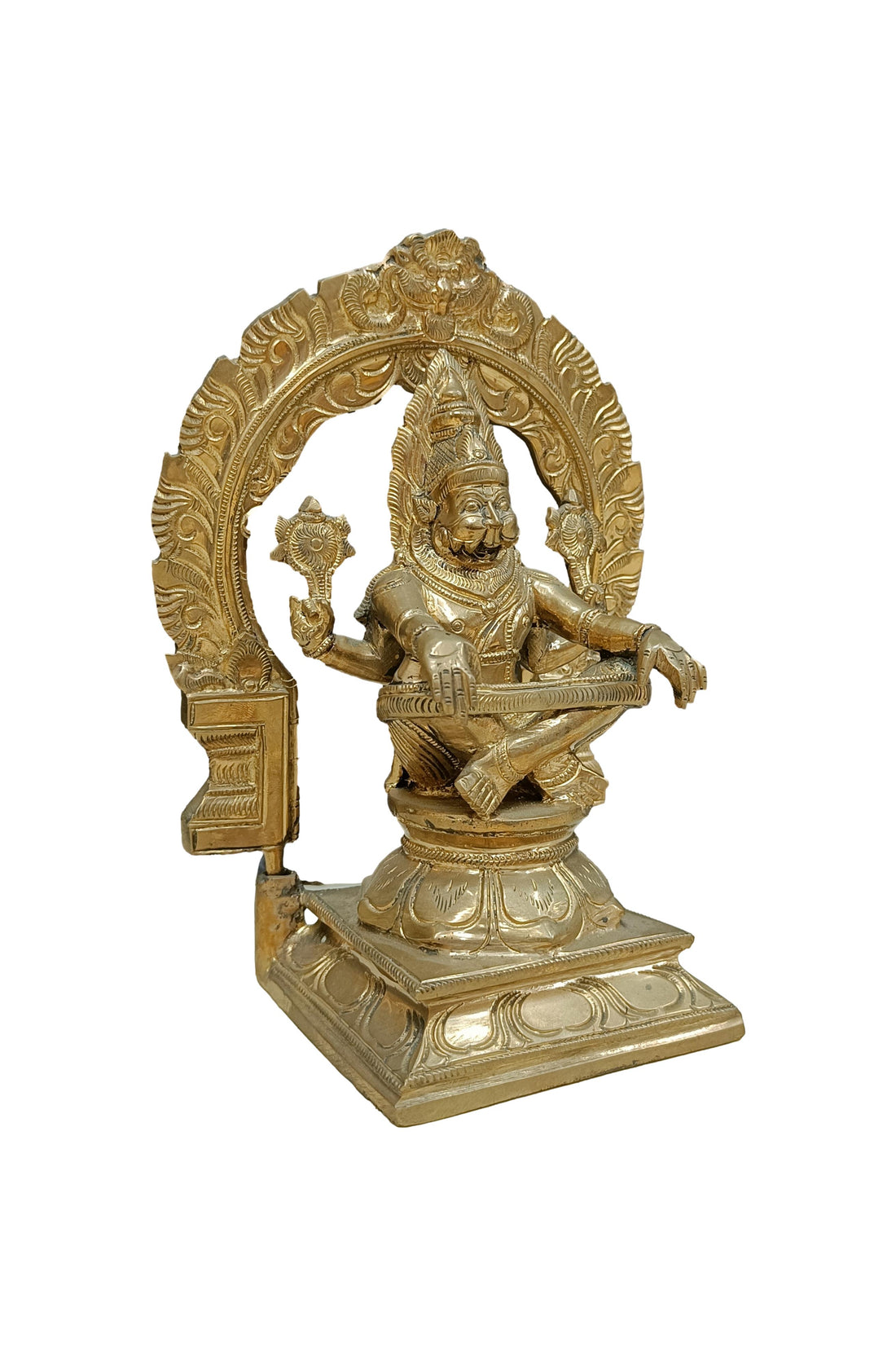 Panchalogam Yoga Narasimhar Idol - 9 inches