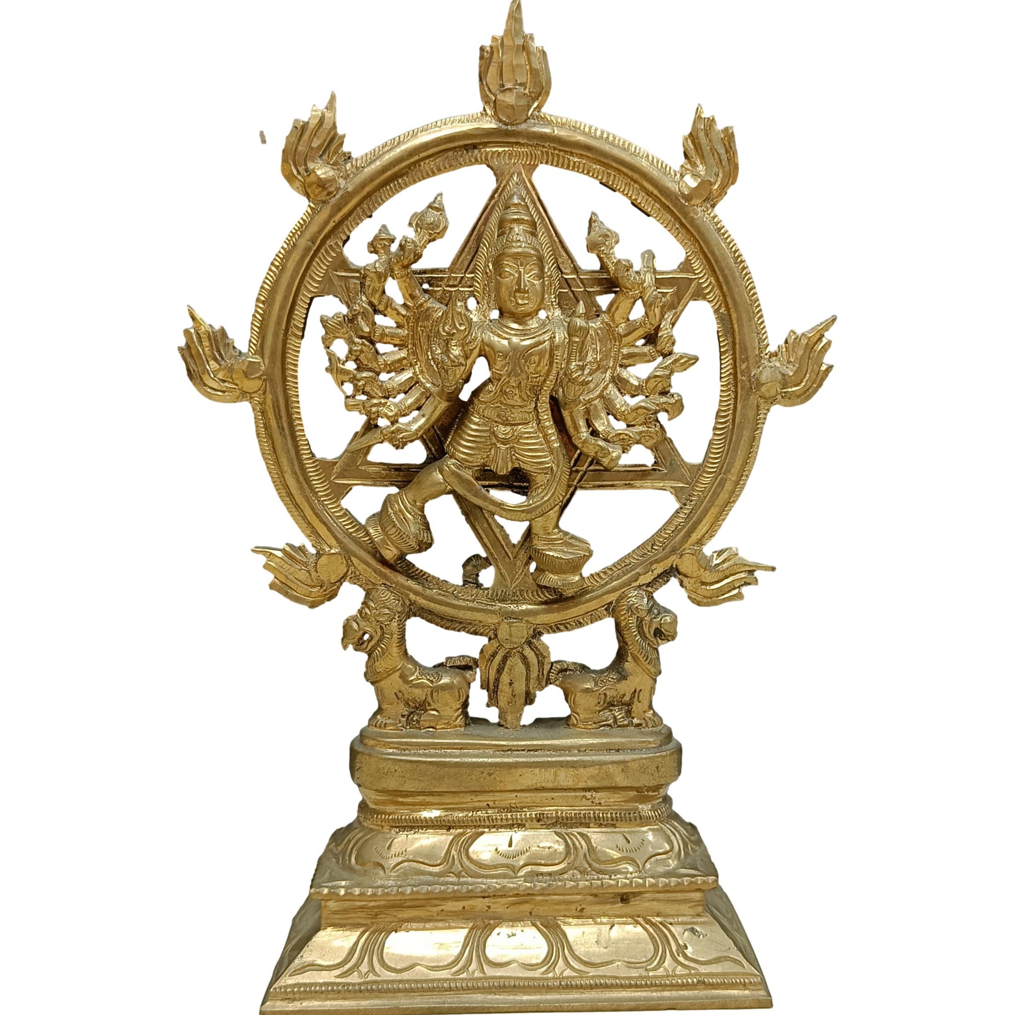 Sri Chakrathazhwar Panchalogam Idol -10 Inches