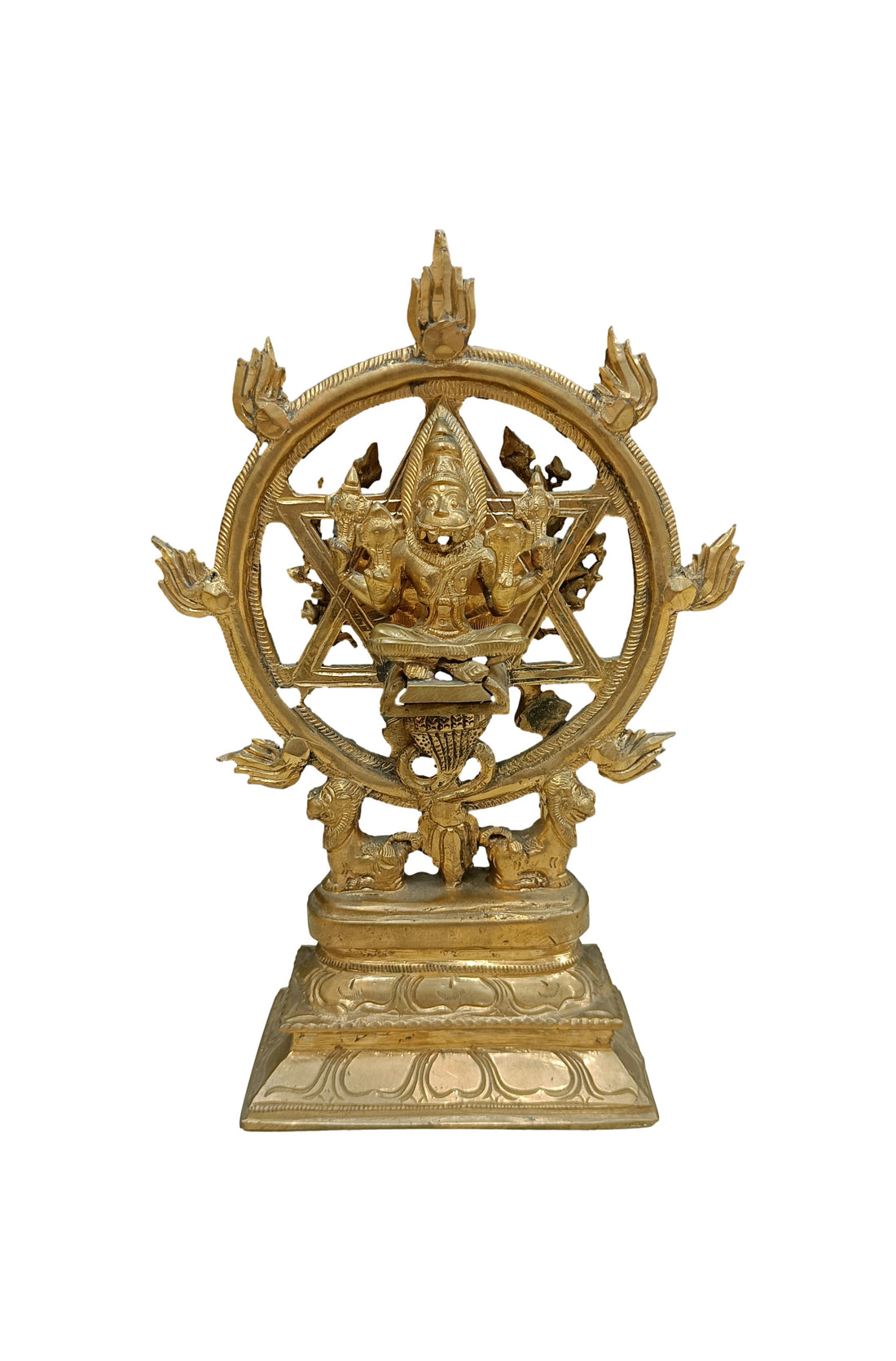 Sri Chakrathazhwar Panchalogam Idol -10 Inches