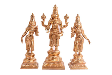 Panchalogam Srinivasa Perumal Sridevi Bhoodevi - 6 Inch