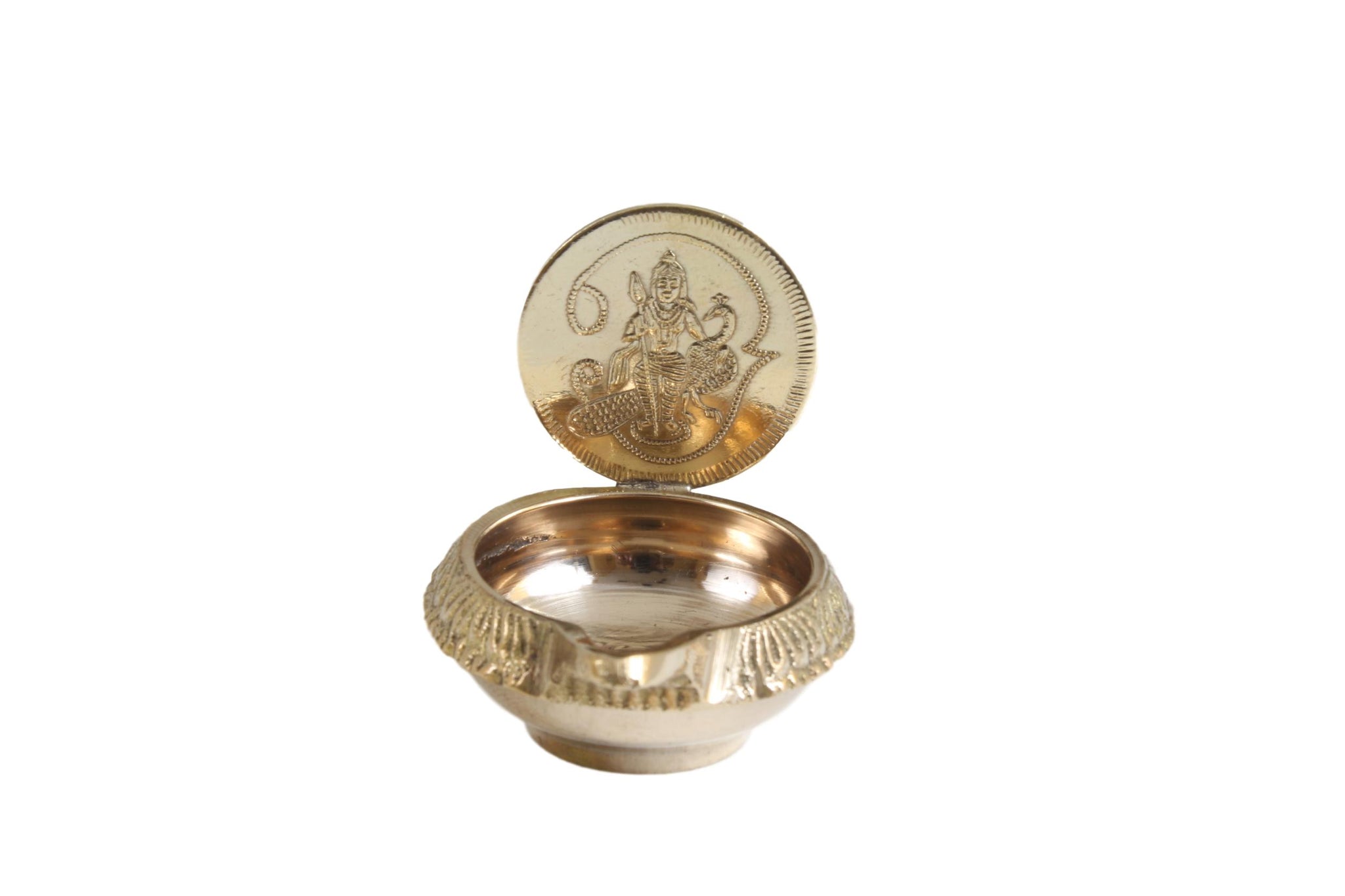 Brass Om Muruga Kubera Vilaku
