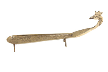 Brass Peacock Agarbatti Stand/Brass Incense Stick Holder