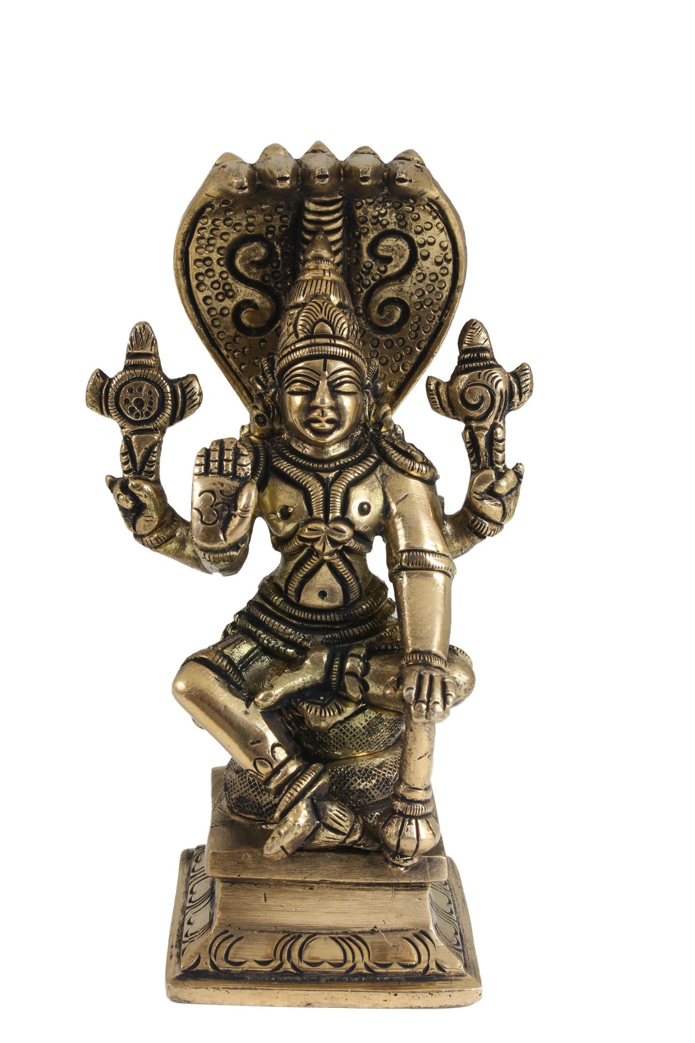 Antiqe Brass Vishnu