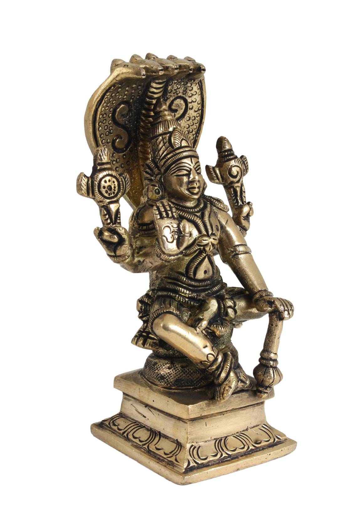 Antiqe Brass Vishnu