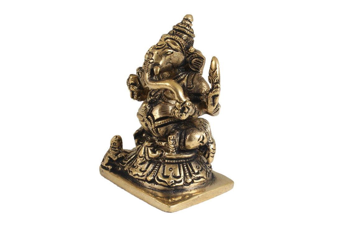Brass Antiqe Ganesh