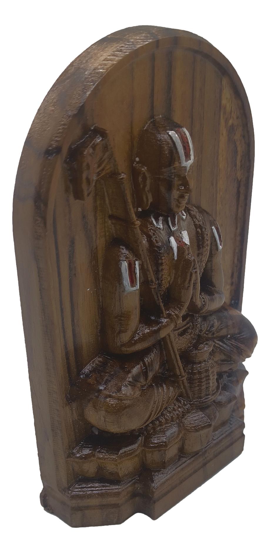 Teak Wood Thenkalai Ramanujar