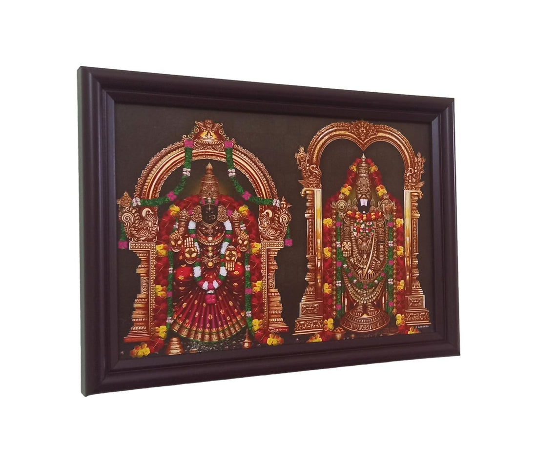 Tirupathi Venkateshwa Perumal Padmavathi Thayar Photo Frame