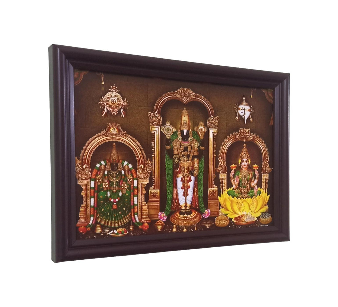 Srinivasa Perumal Padmavathi Thayar And Lakshmi Photo Frame