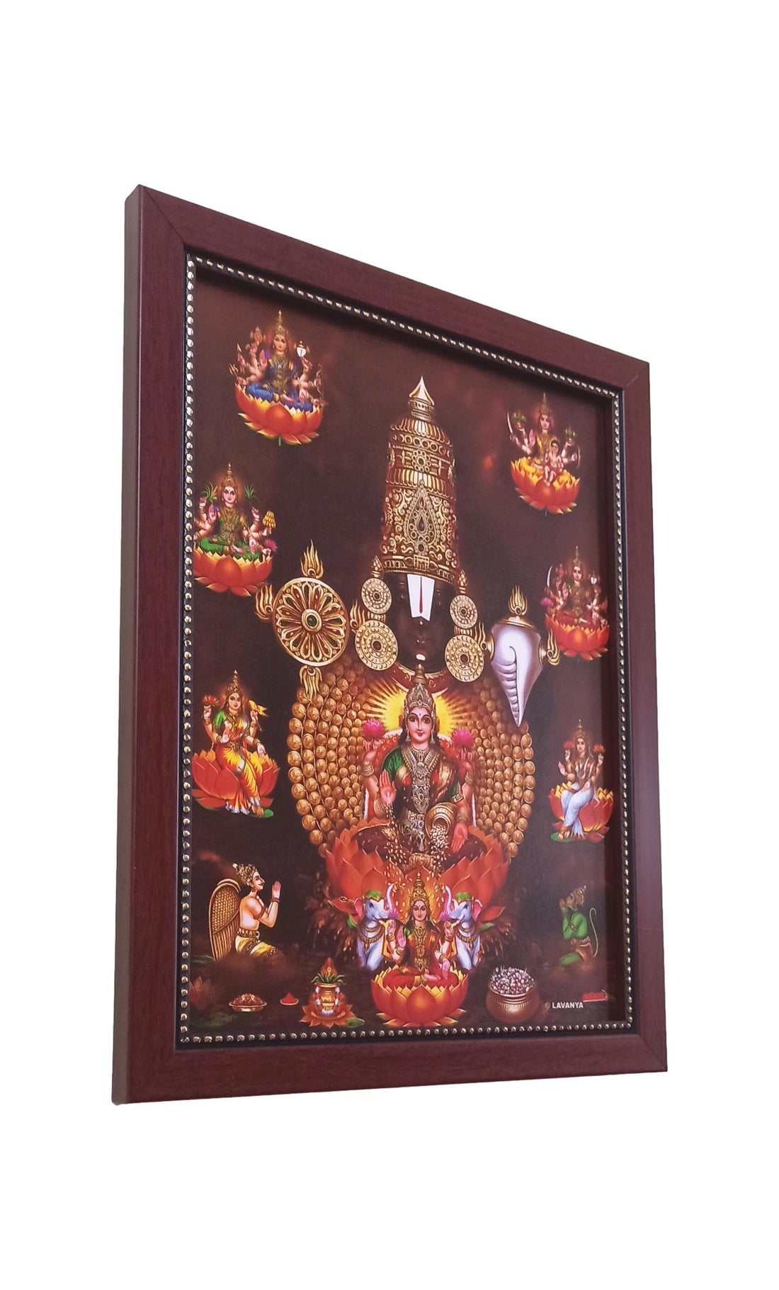 Sri Venkateshwara Perumal With Ashtalakshmi Photo Frame