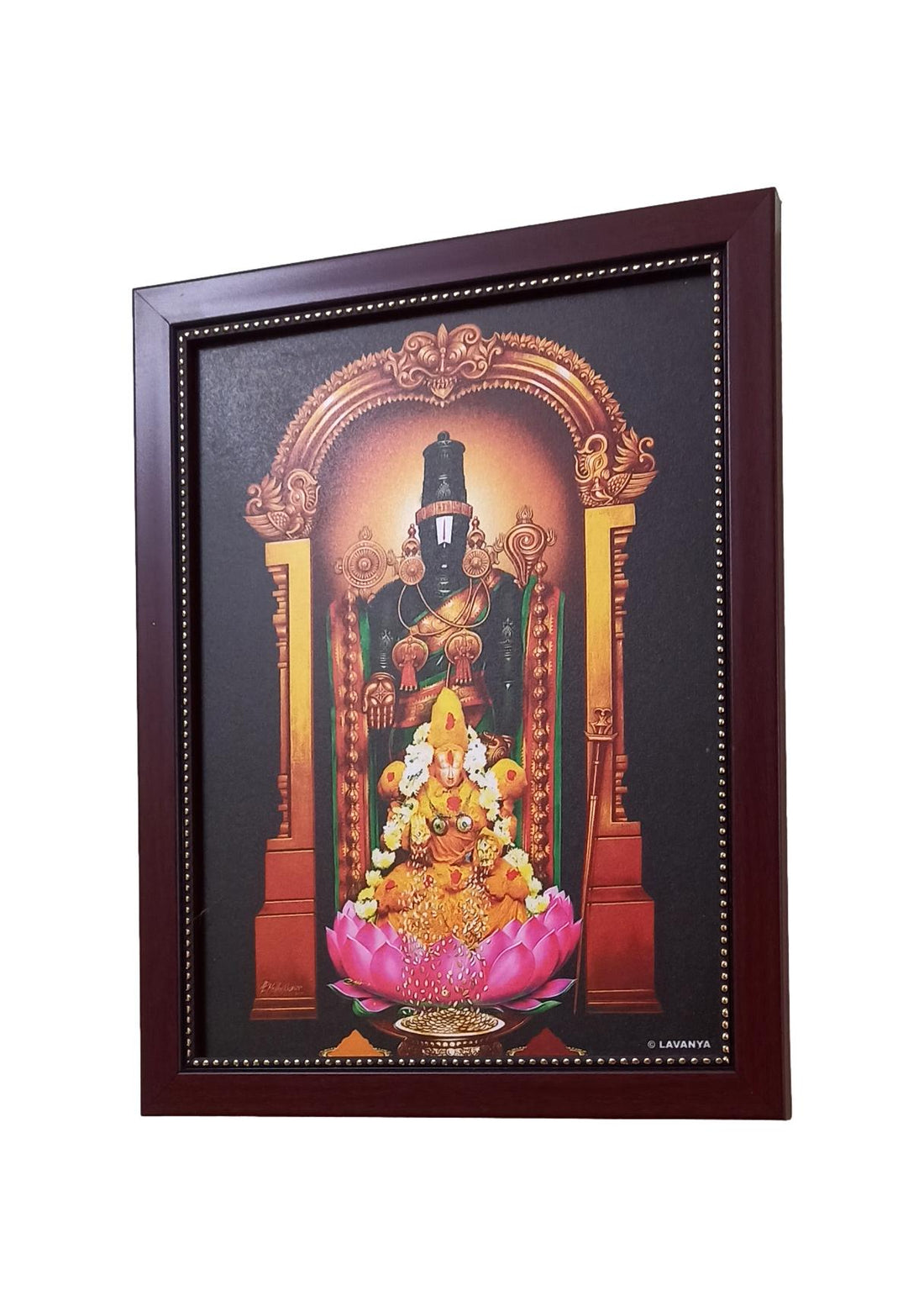 Tirupathi Balaji With Lakshmi Lotus