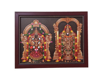 Tirupathi Balaji And Thayar Photo Frame