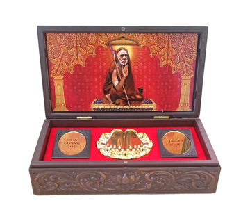 Mahaperiyava Gold Plated Jewel Box