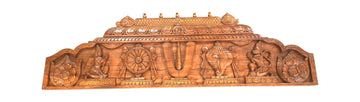 Wooden Vadakalai Tiruman Wood Carving