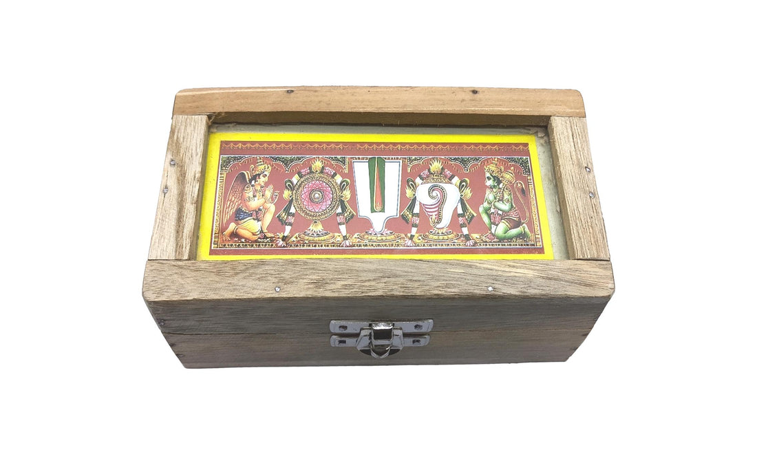 Wooden Thenkalai Thiruman Box