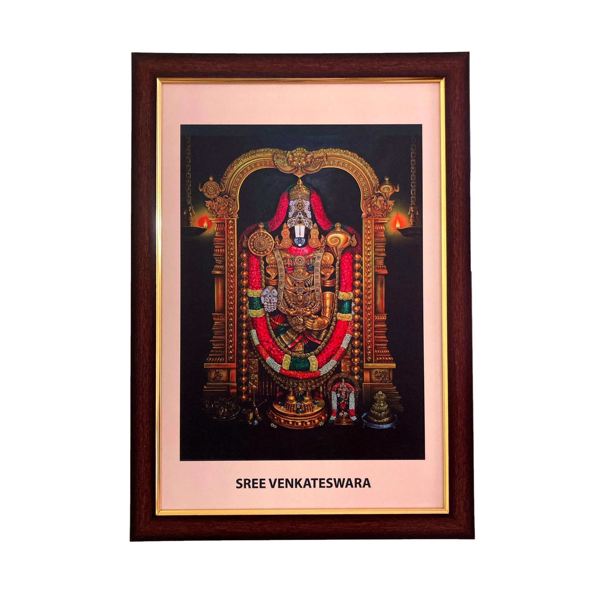 Tirupathi Venkateshwara Perumal Antiqe Photo Frame